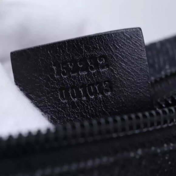 GUCCI GG Canvas Tote Bag Black - Picture 13 of 14